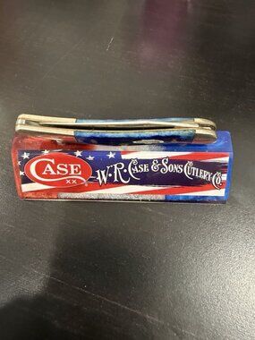 Case XX USA Blue Jigged Bone Pocket Knife – Single Blade